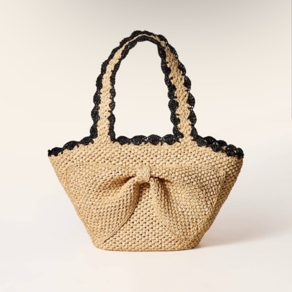 Kate Spade/Target Collab Rafia Bow Tote Bag